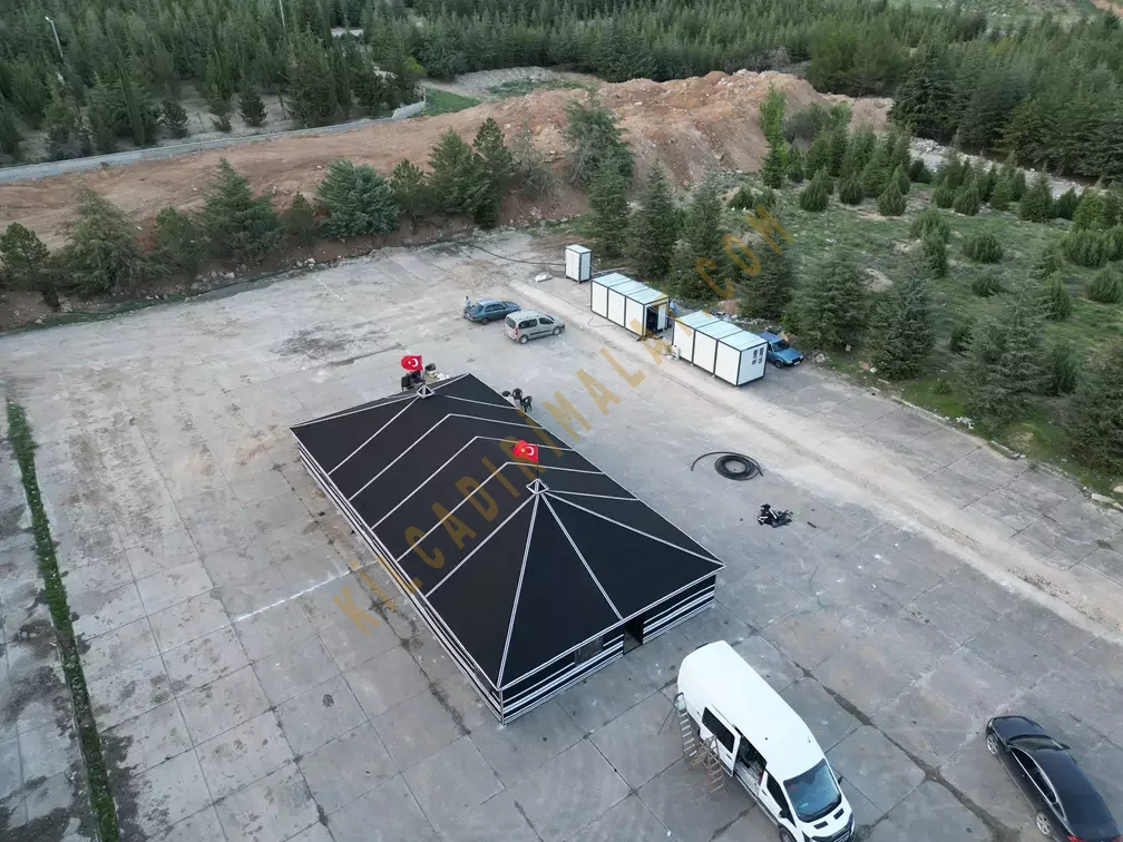 Isparta TOKİ  Yemekhane Çadırı